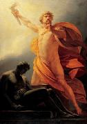 Heinrich Friedrich Fuger Prometheus brings Fire to Mankind oil painting artist